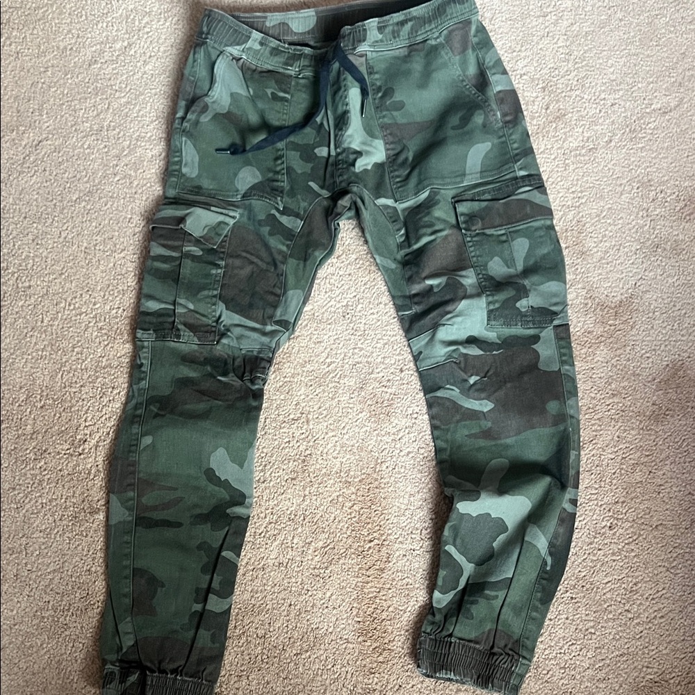 Brooklyn Cloth Green Camo Cargo Pants